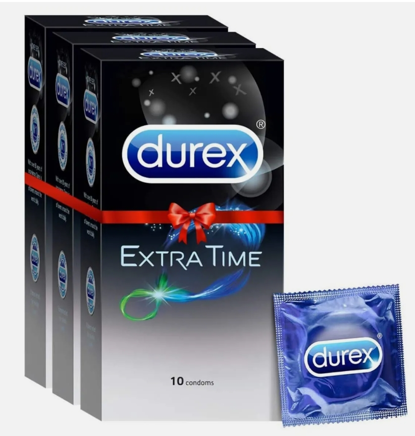 condoms Extra Time Condoms for Men - 10 Count (Pack of 3) free shipping.