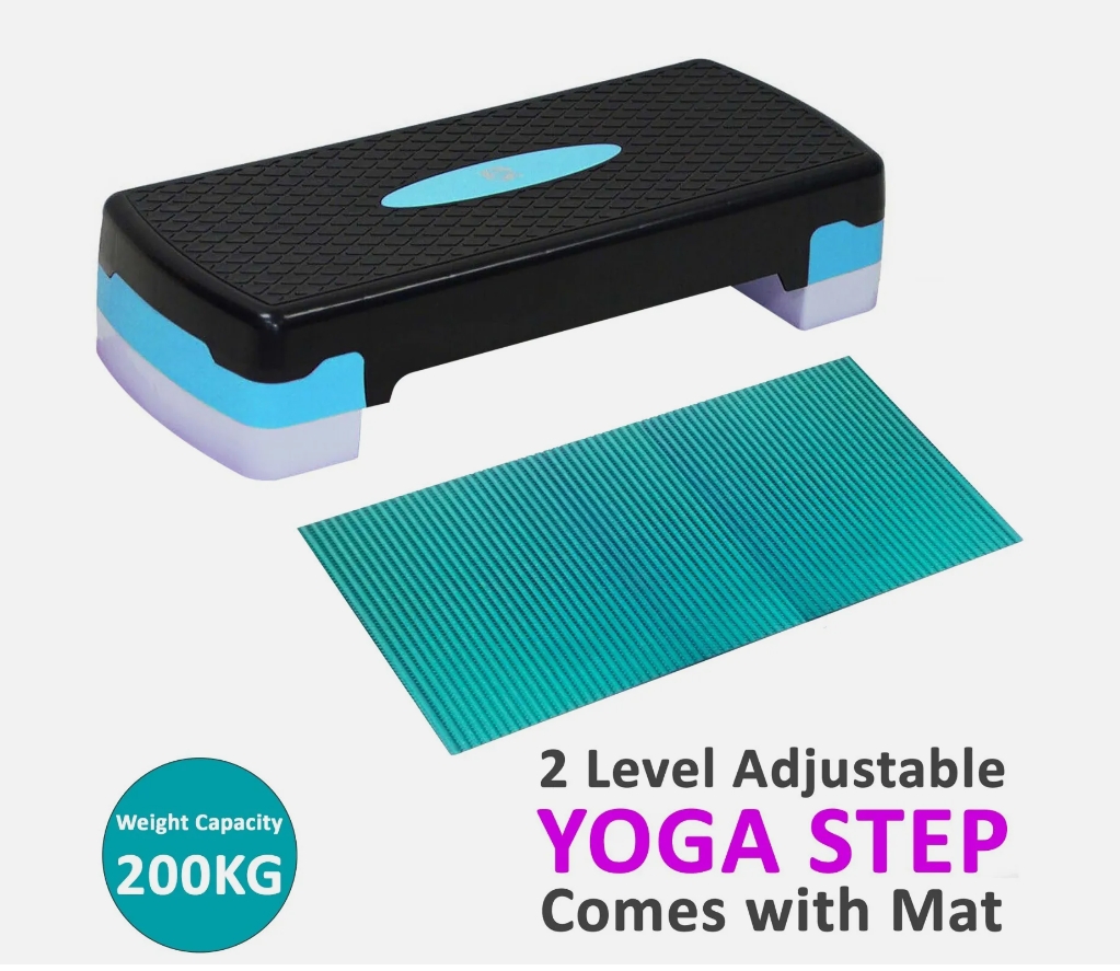 Non Slip Aerobic Stepper Yoga Step Board Gym Fitness Exercise Cardio Home Yoga